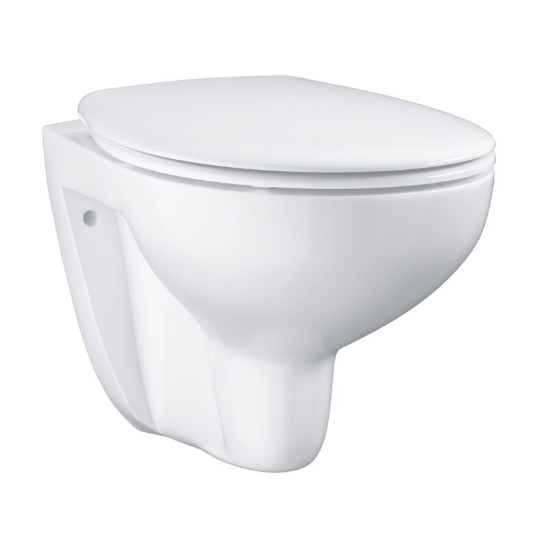 Grohe Bau Ceramic Wall Hung Rimless Toilet & Soft Close Seat Set Grohe Bau Ceramic Wall Hung Rimless Toilet & Soft Close Seat Set