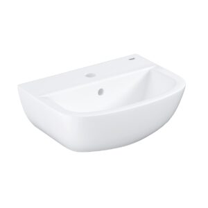 Grohe Bau Ceramic Wall Hung 45cm 1 Tap Hole Handrinse Basin