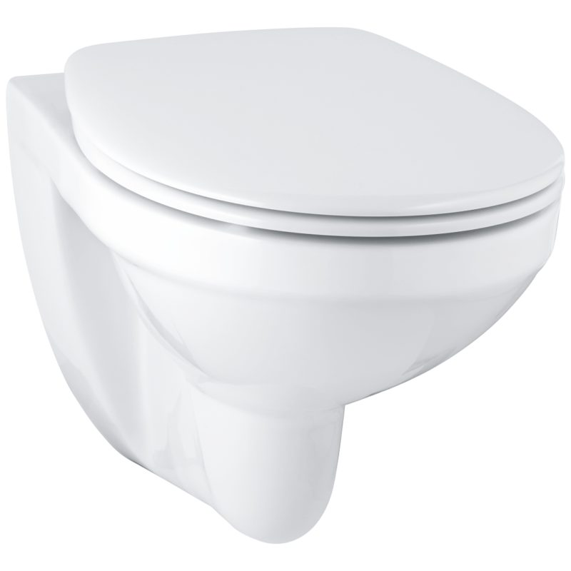 Grohe Bau Ceramic Wall Hung WC Pan & Toilet Seat 39497