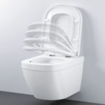 Grohe Euro Ceramic Rimless Wall Hung WC Pan & Soft Close Toilet Seat Set
