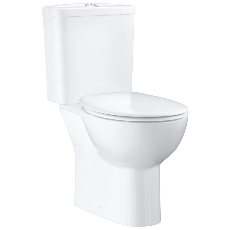Grohe Bau Ceramic Rimless Close Coupled Toilet Pack 39604