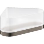 Grohe Selection Corner Shower Tray with Holder 41038 Brushed Graphite