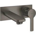 Grohe Lineare 2-Hole Basin Mixer M-Size 19409 Brushed Hard Graphite