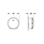 Grohe Talentofill Inlet-, Pop-Up & Waste-System 19952 Supersteel