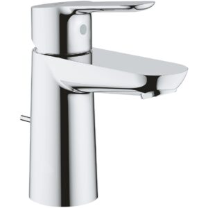 Grohe Bauedge Basin Mixer Tap with Pop-Up Waste S-Size 23328 Chrome