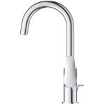 Grohe Bauedge L-Size Basin Mixer Tap with Pop Up Waste 23760 Chrome