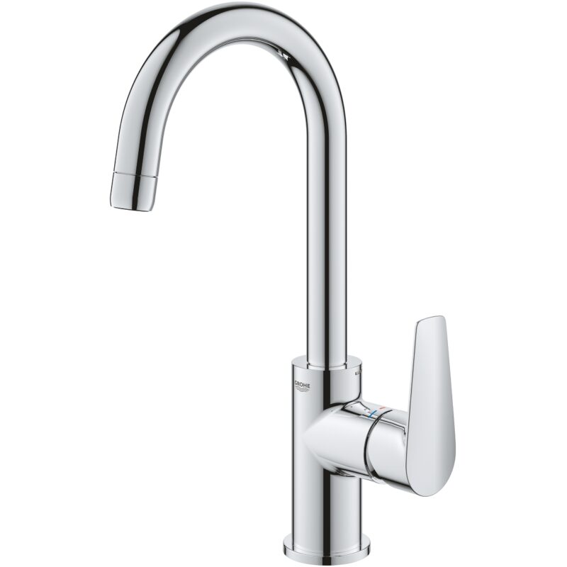 Grohe Bauedge L-Size Basin Mixer Tap with Pop Up Waste 23760 Chrome