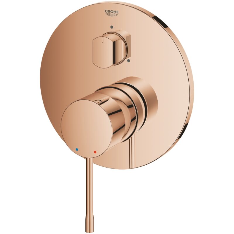 Grohe Essence Shower Mixer with 3-Way Diverter 24092 Warm Sunset