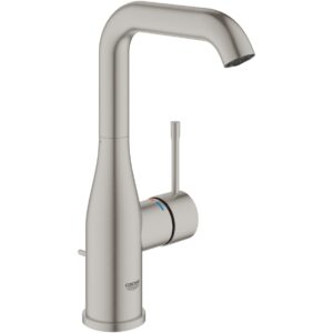 Grohe Essence L-Size Basin Mixer with Pop Up Waste 24174 Supersteel