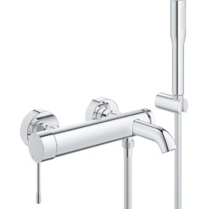 Grohe Essence Single-Lever Wall Bath/Shower Mixer 25249 Chrome