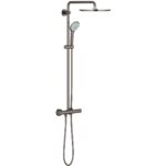 Grohe Euphoria 310 Thermostatic Shower System 26075 Hard Graphite
