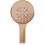 Grohe Rainshower Smartactive 130 Hand Shower 3 Sprays 26574 Brushed Sunset