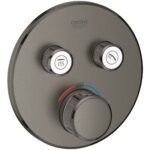 Grohe Grohtherm Smartcontrol 2 Way Thermostat Trim 29119 Brushed Graphite