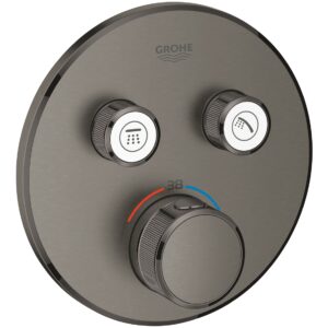 Grohe Grohtherm Smartcontrol 2 Way Thermostat Trim 29119 Brushed Graphite