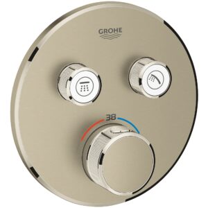 Grohe Grohtherm Smartcontrol 2 Way Thermostat Trim 29119 Brushed Nickel