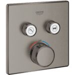 Grohe Grohtherm Smartcontrol 2 Way Thermostat Trim 29124 Brushed Graphite