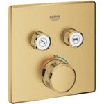 Grohe Grohtherm Smartcontrol 2 Way Thermostat Trim 29124 Brushed Sunrise