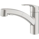 Grohe Eurosmart Kitchen Sink Mixer with Pull Out 30305 Supersteel