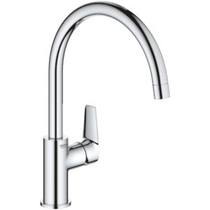 Grohe Bauedge C-Spout Kitchen Sink Mixer Tap 31233 Chrome