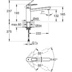 Grohe Bauflow Single-Lever Sink Mixer Tap 31688 Chrome