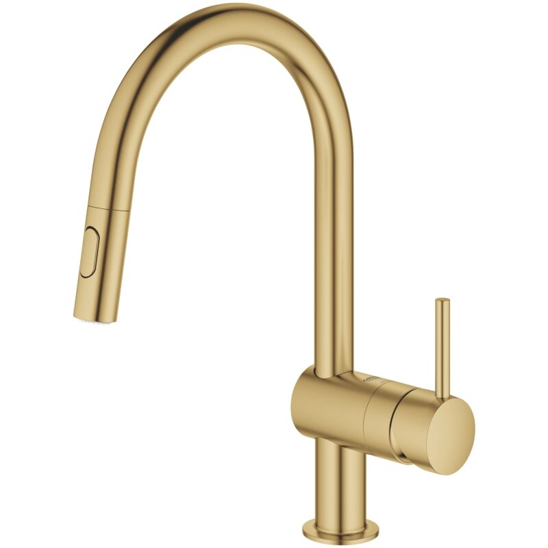 Grohe Minta Single-Lever Sink Mixer with Pull Out 32321 Brushed Sunrise