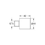 Grohe Euroeco Cosmopolitan T Extension 42mm 36316