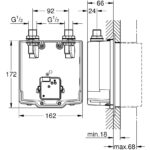 Grohe Eurosmart Cosmopolitan E Concealed Mounting Box 36339