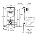 Grohe Rapid SL Nova 1.13m Height 3-In-1 Set 38860