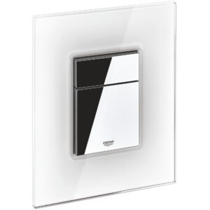 Grohe Top Plate with Push Button Moon White
