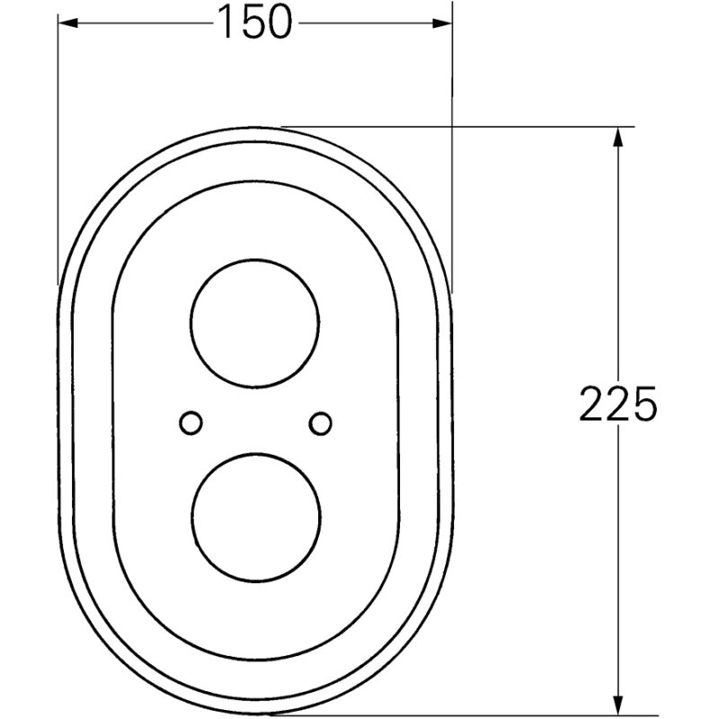 Grohe Escutcheon (Oval) 47188000