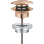 Grohe Waste Set with Push-Open Plug 65807 Brushed Sunset