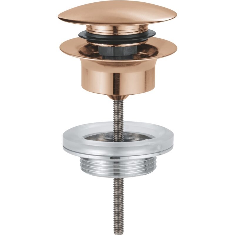 Grohe Waste Set with Push-Open Plug 65807 Brushed Sunset Grohe Waste Set with Push-Open Plug 65807 Brushed Sunset