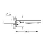 Grohe Europlus Bath Spout 13404