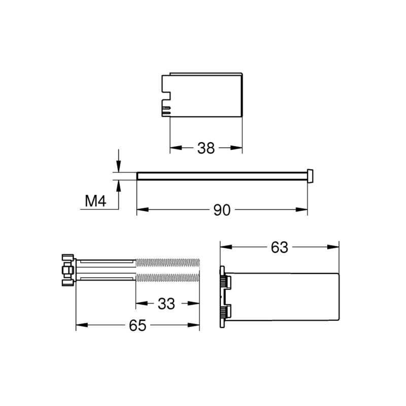 Grohe Rapido SmartBox Universal Extension Set 14048