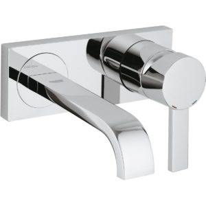 Grohe Allure Wall Mounted 2-Hole Basin Mixer Small 19309