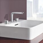 Grohe Lineare Three-Hole Basin Mixer M-Size 20304 Chrome