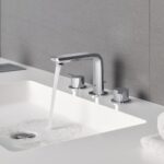 Grohe Lineare Three-Hole Basin Mixer M-Size 20304 Chrome