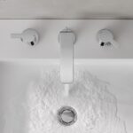 Grohe Lineare Three-Hole Basin Mixer M-Size 20304 Chrome