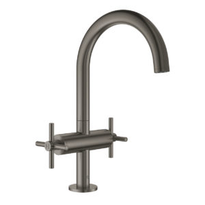 Grohe Atrio Cross Handle Basin Mixer L-Size 21019 Brushed Graphite