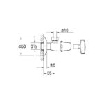 Grohe Atlanta Angle Valve 1/2" 22917