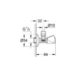 Grohe Angle Valve 1/2" 22939