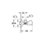 Grohe Angle Valve 1/2" 22940