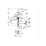 Grohe Eurodisc Cosmopolitan Basin Mixer with Pop Up Waste L-Size 23054