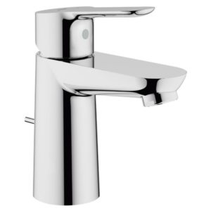 Grohe Bauedge Mono Basin Mixer with Pop-Up Waste 1/2" 23356