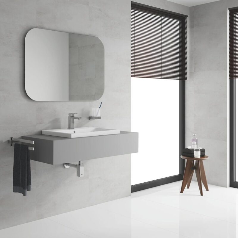 Grohe Eurocube Smooth Body Basin Mixer Tap Medium 23446