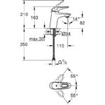 Grohe Eurostyle Basin Mixer 1/2" S-Size 23568