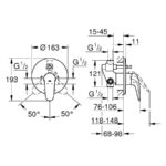 Grohe Eurostyle Single-Lever Bath/Shower Mixer 1/2" 23730