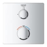 Grohe Grohtherm Square Thermostatic Mixer 1 Outlet 24078