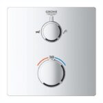 Grohe Grohtherm Thermostatic Bath Tub Mixer 2 Outlets 24080