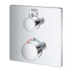 Grohe Grohtherm Thermostatic Bath Tub Mixer 2 Outlets 24080